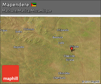 Satellite 3D Map of Mapendere