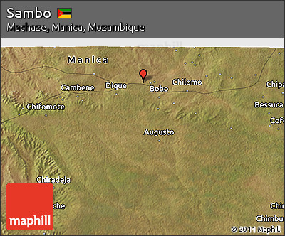 Satellite 3D Map of Sambo