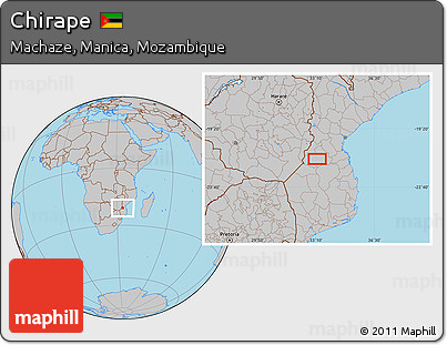 Gray Location Map of Chirape