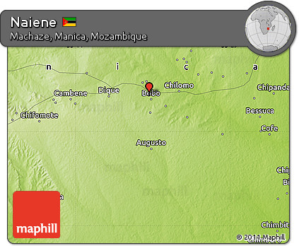 Physical Map of Naiene