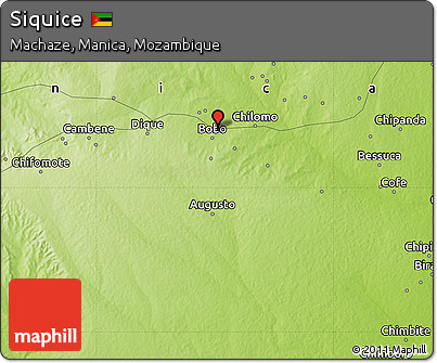 Physical Map of Siquice