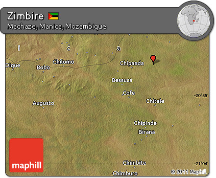 Satellite Map of Zimbire