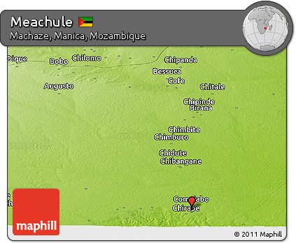Physical Panoramic Map of Meachule