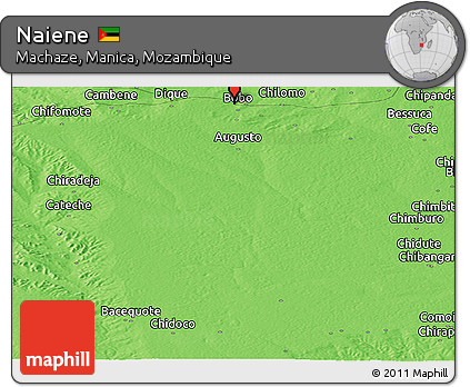 Political Panoramic Map of Naiene