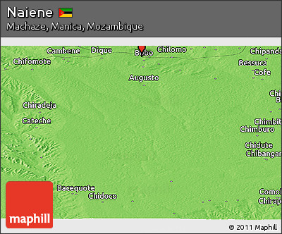 Political Panoramic Map of Naiene