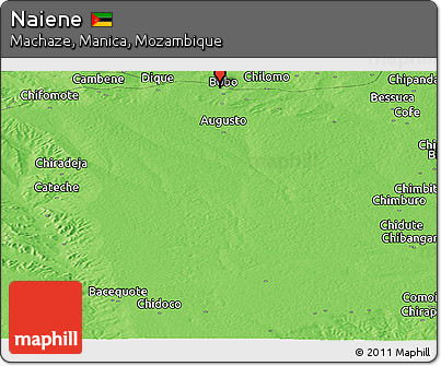 Political Panoramic Map of Naiene
