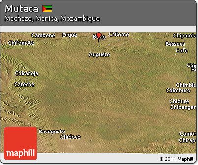 Satellite Panoramic Map of Mutaca