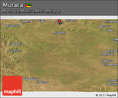 Satellite Panoramic Map of Mutaca