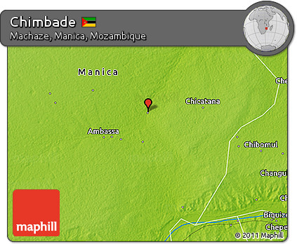 Physical 3D Map of Chimbade