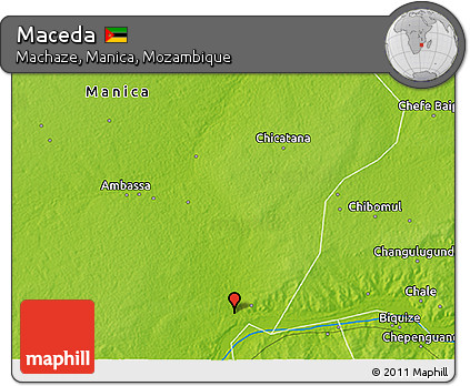 Physical 3D Map of Maceda