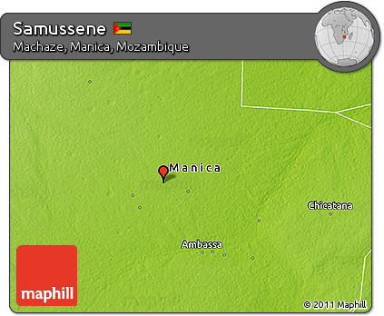 Physical 3D Map of Samussene