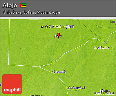 Physical 3D Map of Alojo