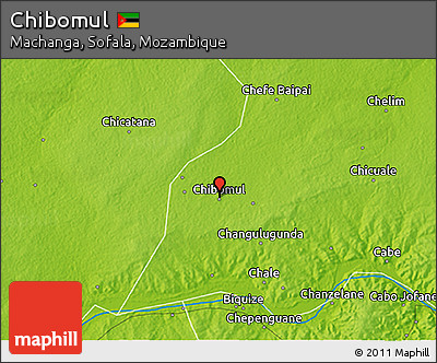 Physical 3D Map of Chibomul