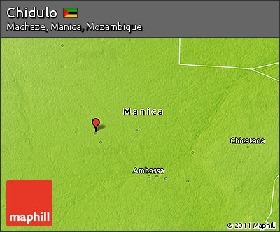 Physical 3D Map of Chidulo