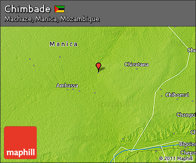 Physical 3D Map of Chimbade