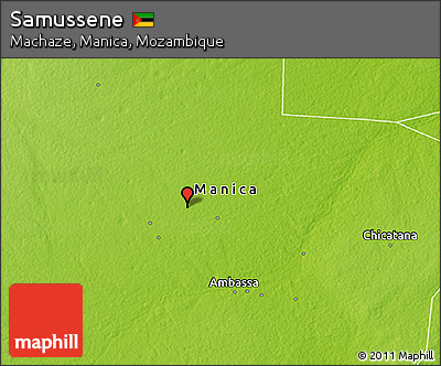 Physical 3D Map of Samussene