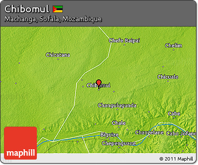 Physical 3D Map of Chibomul