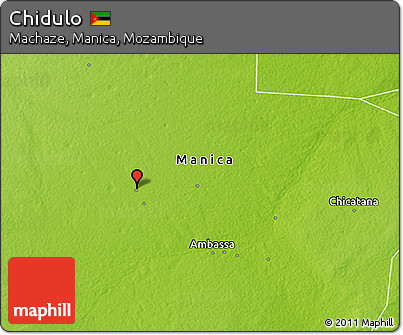 Physical 3D Map of Chidulo