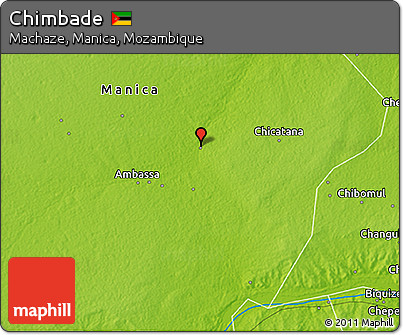 Physical 3D Map of Chimbade
