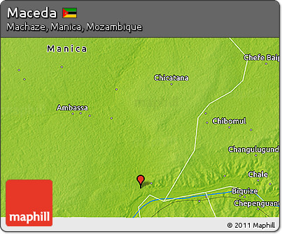 Physical 3D Map of Maceda