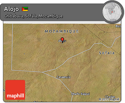 Satellite 3D Map of Alojo
