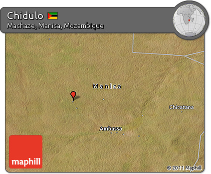 Satellite 3D Map of Chidulo