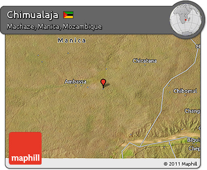 Satellite 3D Map of Chimualaja