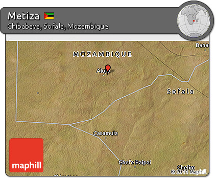 Satellite 3D Map of Metiza