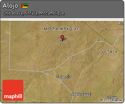 Satellite 3D Map of Alojo