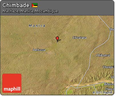 Satellite 3D Map of Chimbade