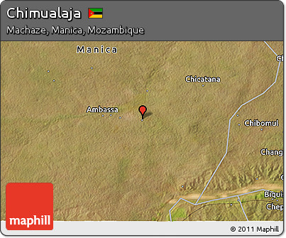 Satellite 3D Map of Chimualaja