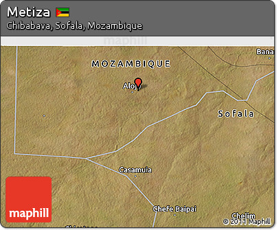 Satellite 3D Map of Metiza