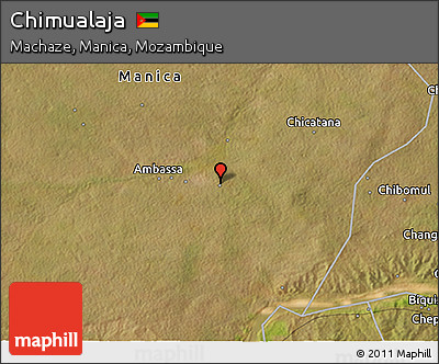 Satellite 3D Map of Chimualaja