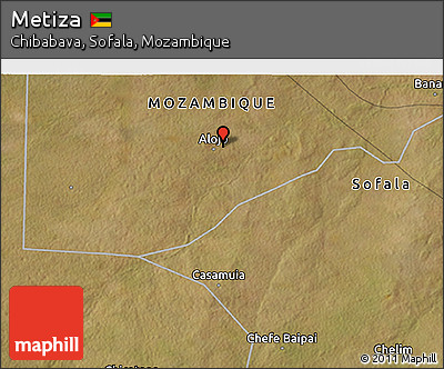 Satellite 3D Map of Metiza