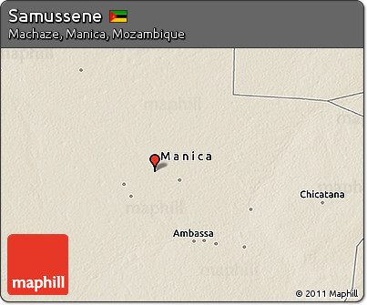 Shaded Relief 3D Map of Samussene