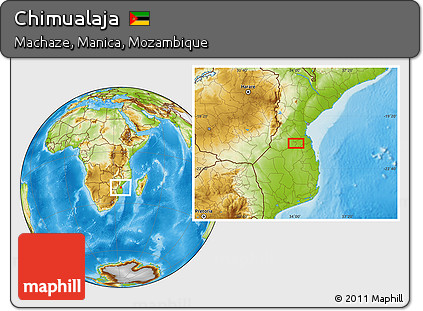 Physical Location Map of Chimualaja