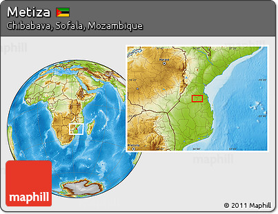 Physical Location Map of Metiza