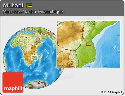 Physical Location Map of Mutani