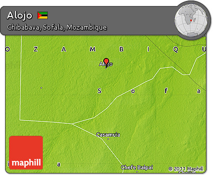 Physical Map of Alojo