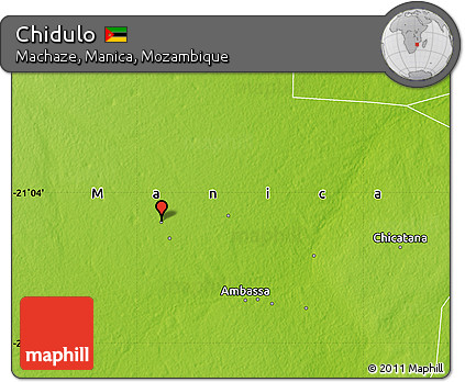 Physical Map of Chidulo
