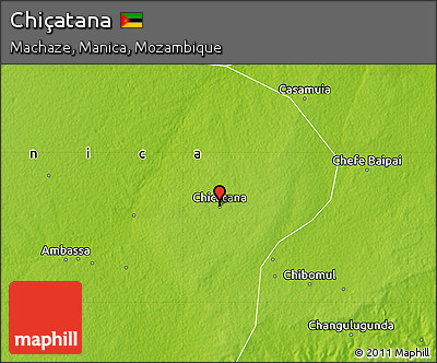 Physical Map of Chiçatana