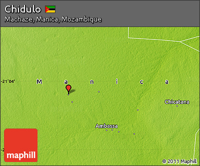 Physical Map of Chidulo
