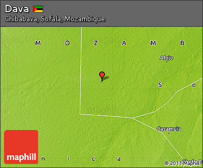 Physical Map of Dava