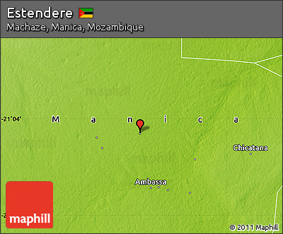 Physical Map of Estendere