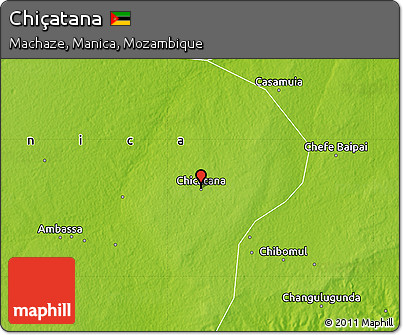 Physical Map of Chiçatana