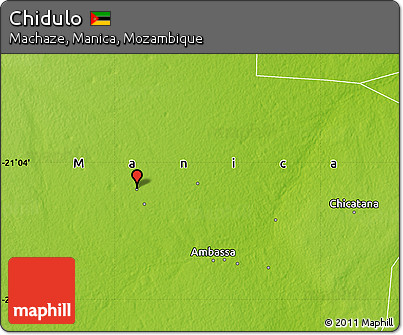 Physical Map of Chidulo