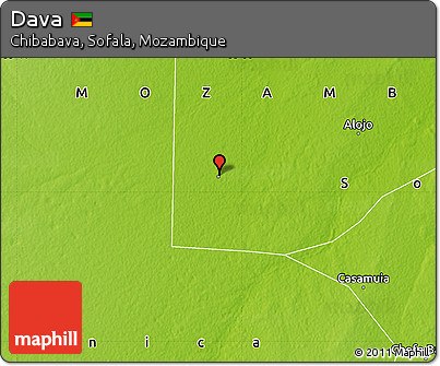 Physical Map of Dava