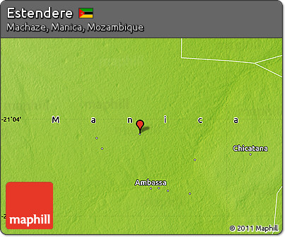 Physical Map of Estendere