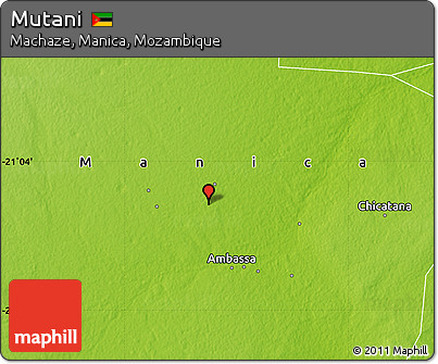Physical Map of Mutani