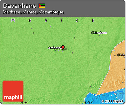 Political Map of Davanhane